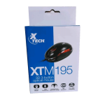 MOUSE XTECH USB XTM-195 1000DPI 3D 3 BOTON  NEGRO C  LED ROJO - Imagen 3