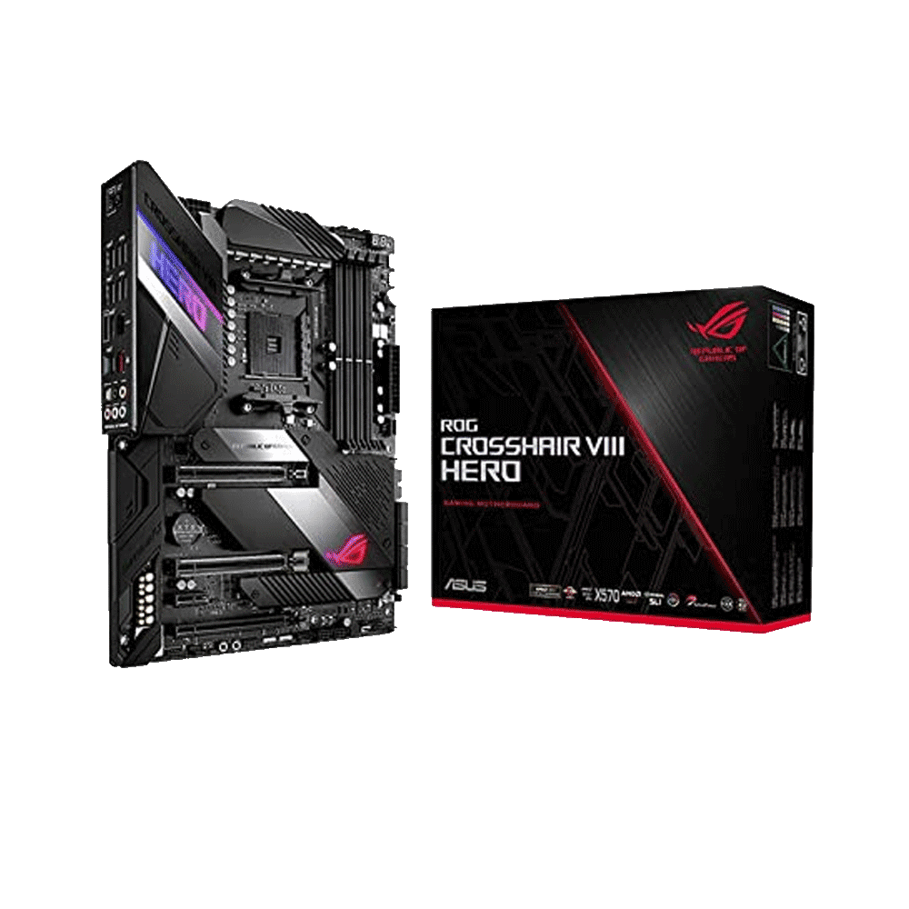 FX47043.png PLACA MADRE ASUS AM4 X570 ROG CROSSHAIR VIII HERO S R 2M2 DDR4 USB3.2 ATX - Imagen 1