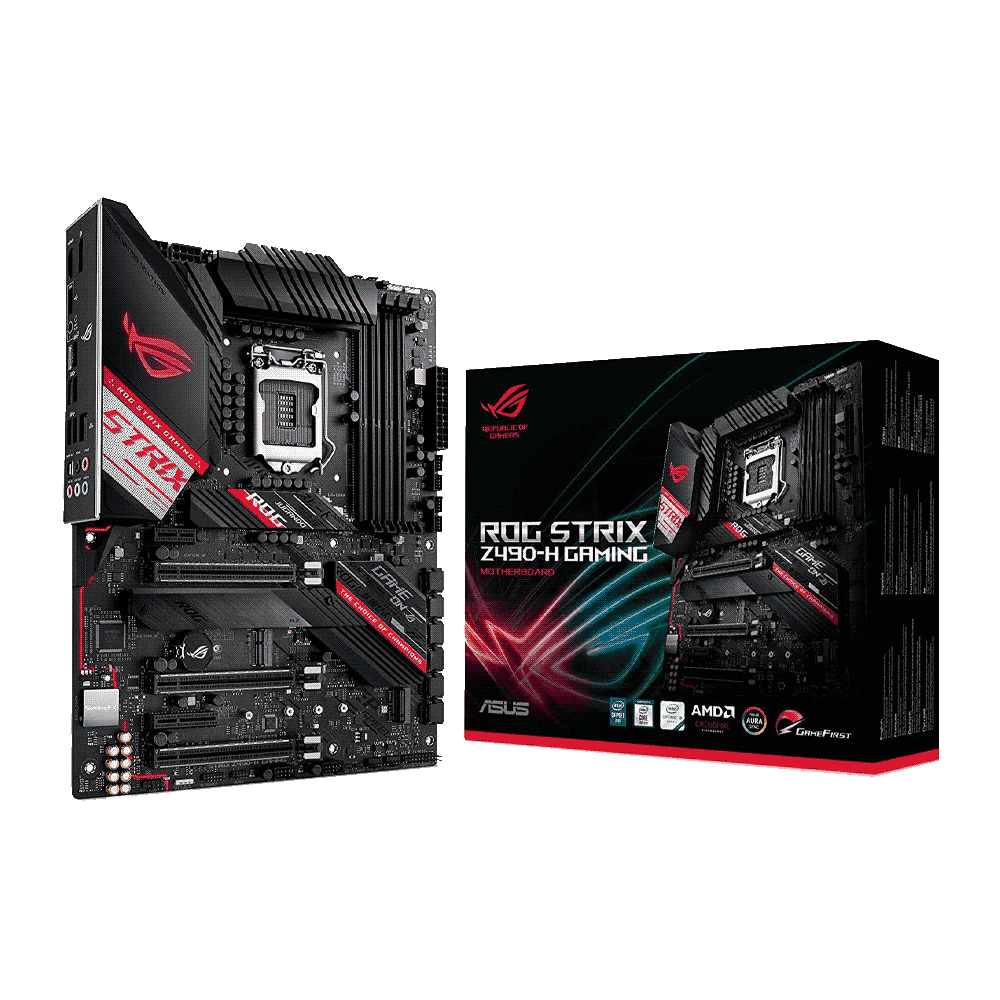 FX57196.png PLACA MADRE ASUS 1200 ROG STRIX Z490-H GAMER S R HDMI DP 2M2 DDR4 USB3.2 ATX - Imagen 1