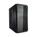 GABINETE FTX FTX5843 P ATX CON DECORACION VERDE - Imagen 4