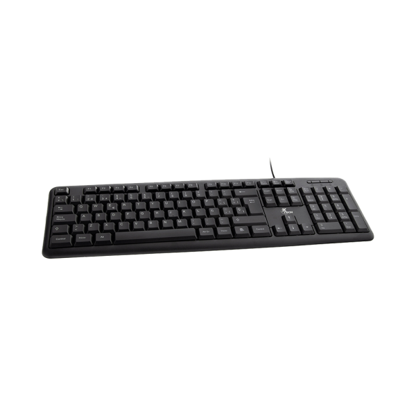TECLADO USB XTECH XTK-092S ESPAÑOL NEGRO