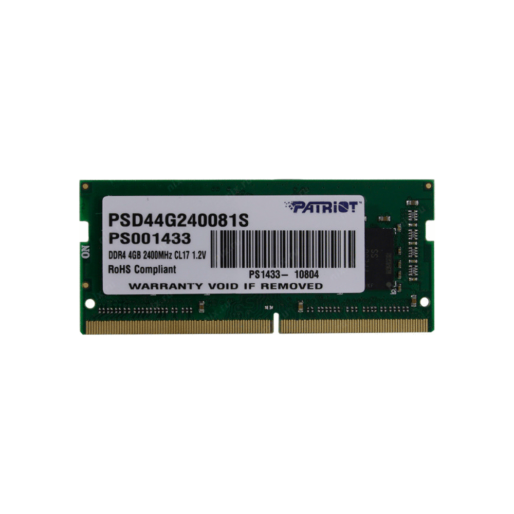 FX69137.png MEMORIA RAM P NB DDR4 4G 2400 PATRIOT SIGNATURE LINE PSD44G240081S SL - Imagen 1
