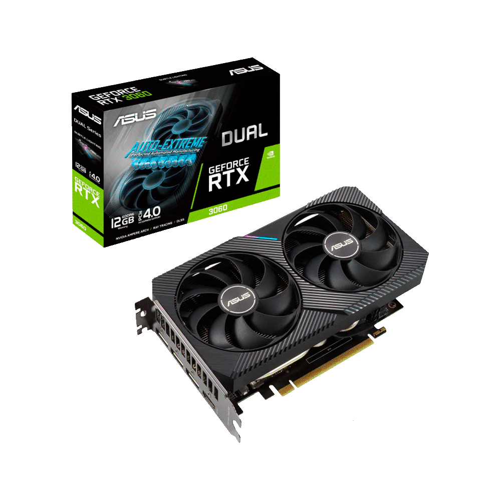 FX69779.png PLACA DE VIDEO ASUS RTX3060 12GB DD6 DUAL-RTX3060-12G - Imagen 1