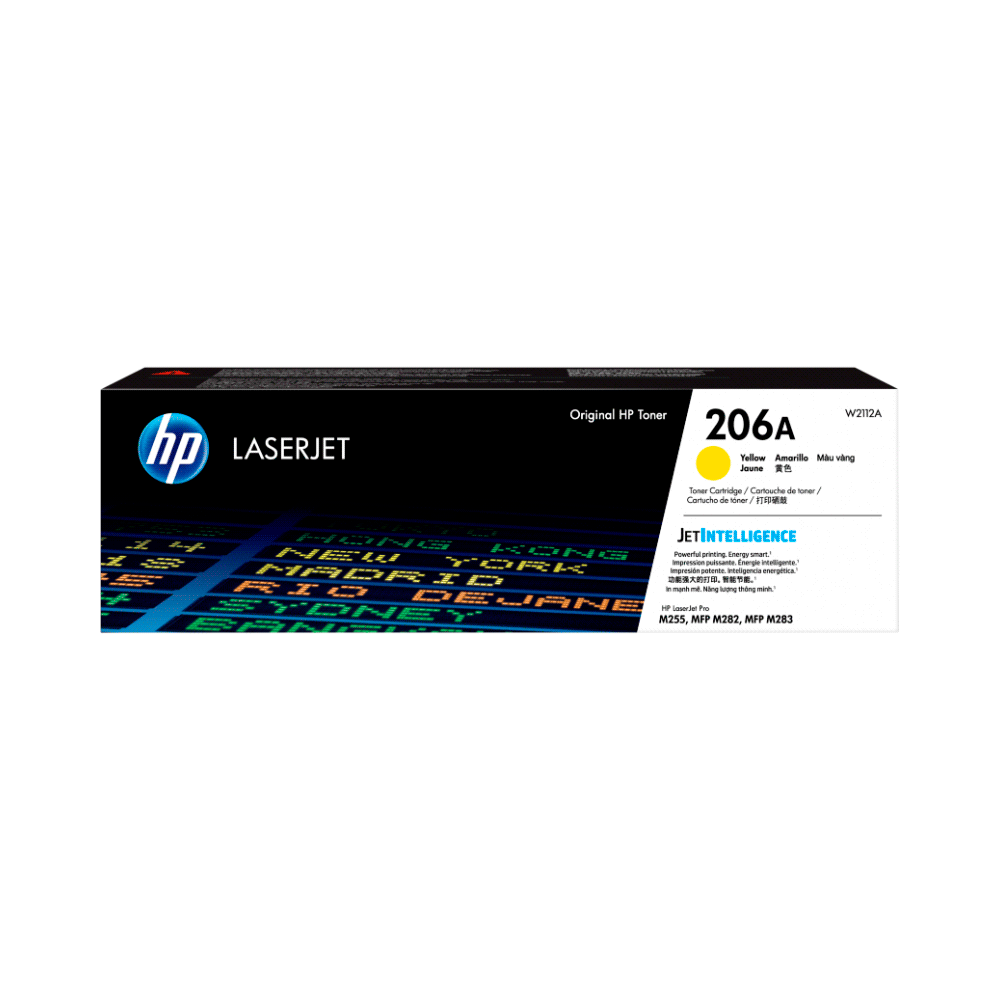 FX73523.png TONER HP 206A AMARILLO W2112A M255 MFP M282 MFP M283 - Imagen 1