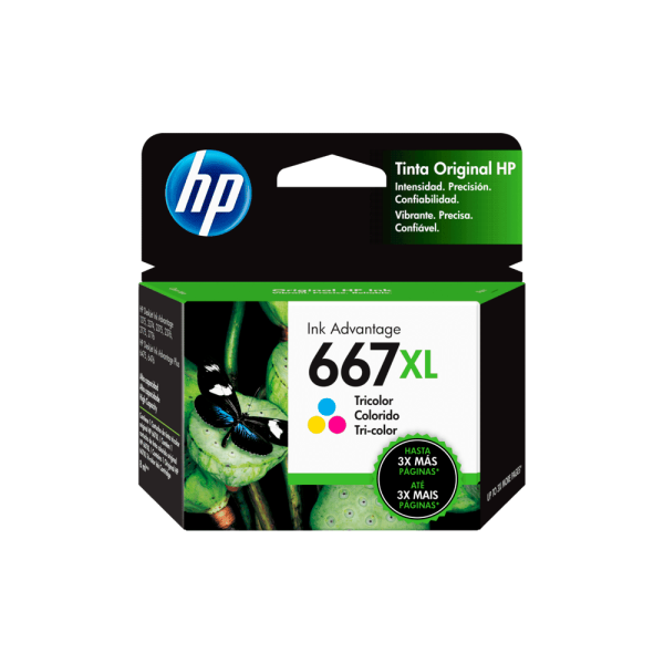 TINTA HP 667XL COLOR 3YM80AL DJ 2775 8ML