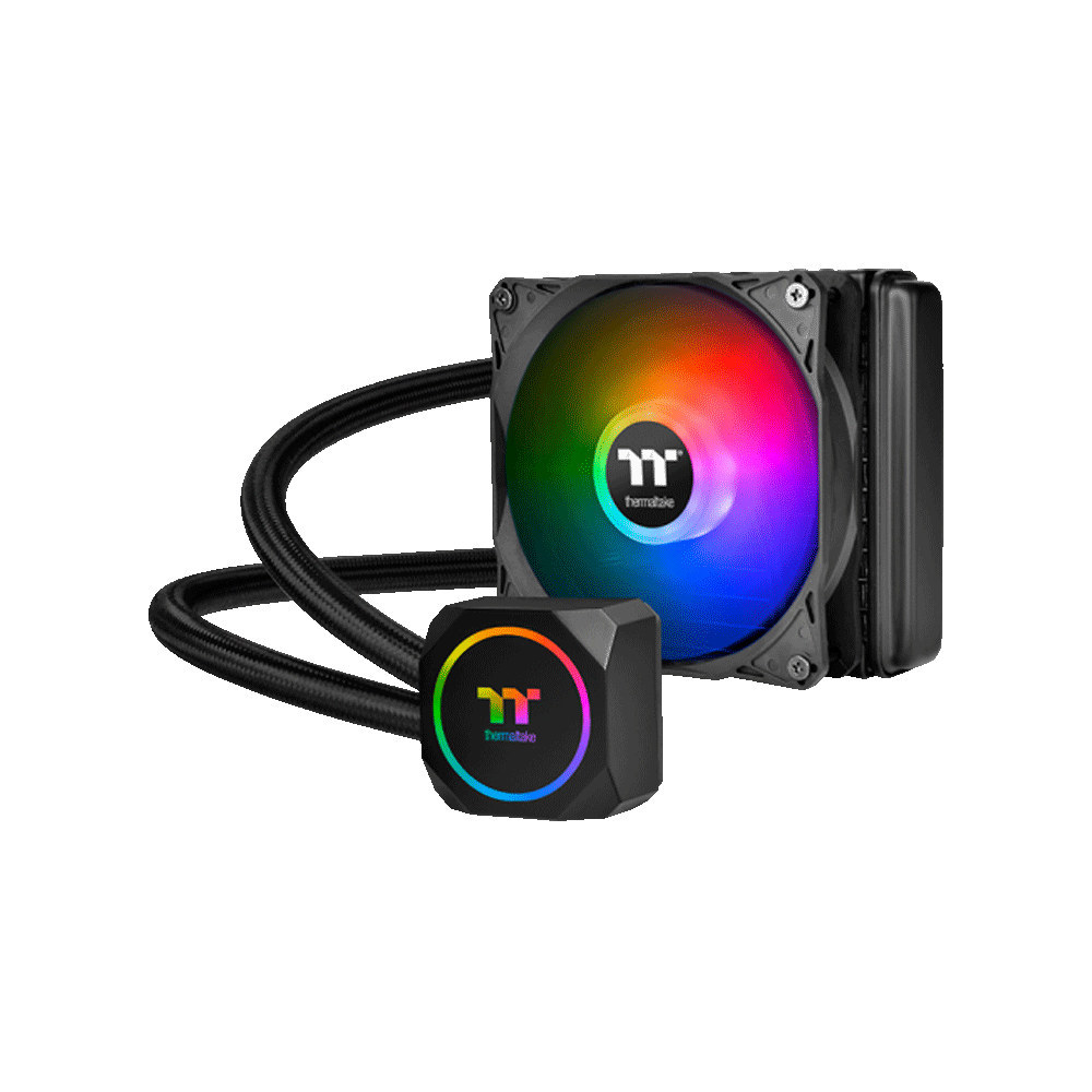 FX75640.png COOLER P CPU THERMALTAKE TH120 ARGB SYNC CL-W285-PL12SW-A 120MM LIQUID WATER 1FAN - Imagen 1