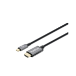CABLE USB-C HDMI 152235 MACHO MACHO 1MT 4K 30HZ NEGRO BOLSA