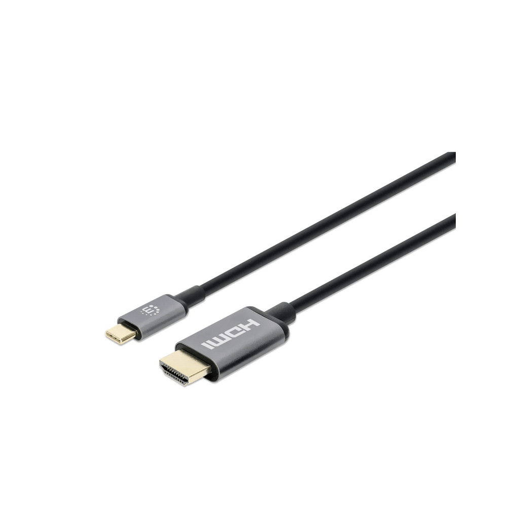 FX76630.png CABLE USB-C HDMI 152235 MACHO MACHO 1MT 4K 30HZ NEGRO BOLSA - Imagen 1
