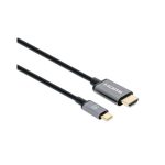 CABLE USB-C HDMI 152235 MACHO MACHO 1MT 4K 30HZ NEGRO BOLSA - Imagen 3