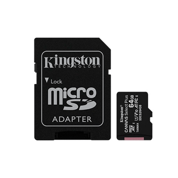 MEMORIA MICRO SD KINGSTON 64GB CANVAS SELECT PLUS SDCS2 64GB 100 85