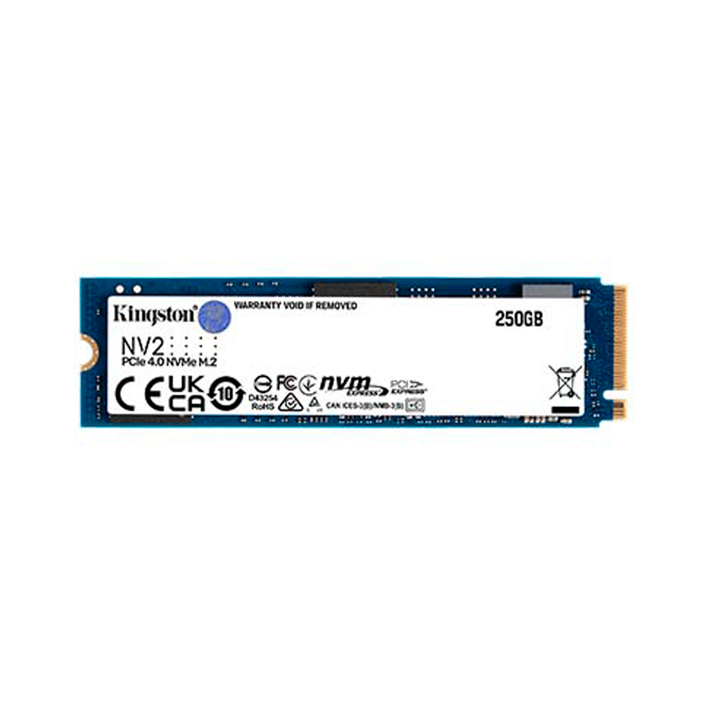 FX87377.png SSD M.2 NVME 250GB KINGSTON SNV2S 250G 3000 1300MB S PCIE 4.0 - Imagen 1