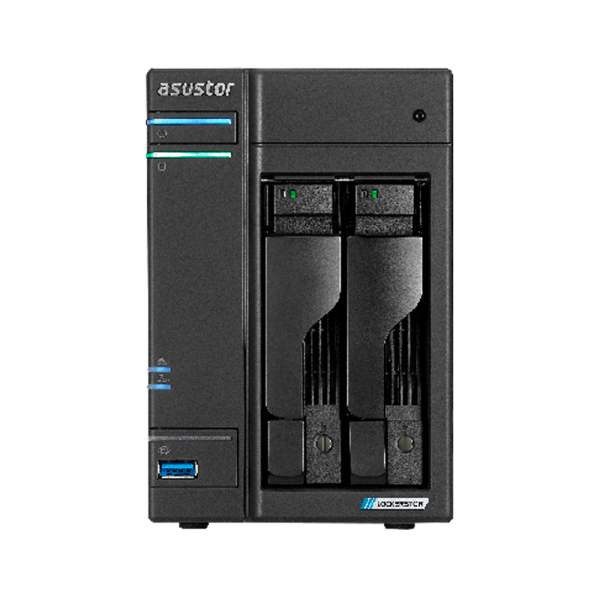 ALMACENAMIENTO NAS ASUSTOR AS6702T QC 2.0 2BAY 4G 4 M.2 2-GBLAN HDMI 2USB3.2