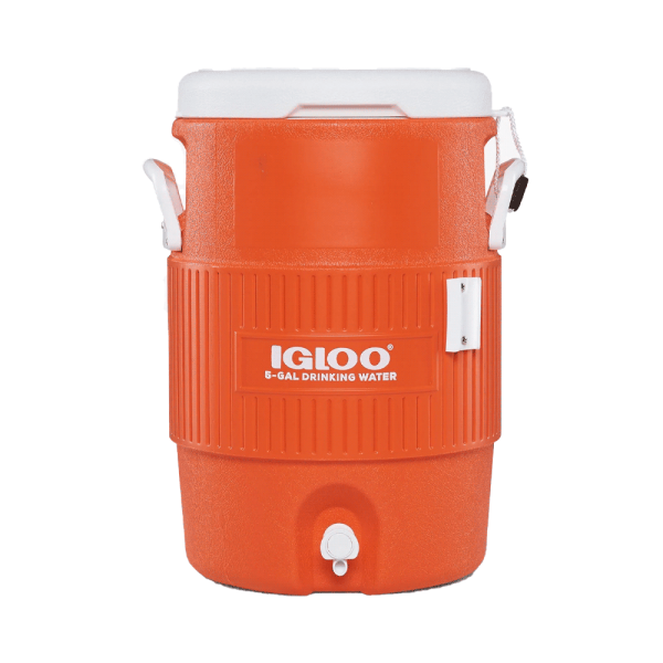 CONSERVADORA IGLOO 18.9  LITROS C ASIENTO SUPERIOR 42316 NARANJA