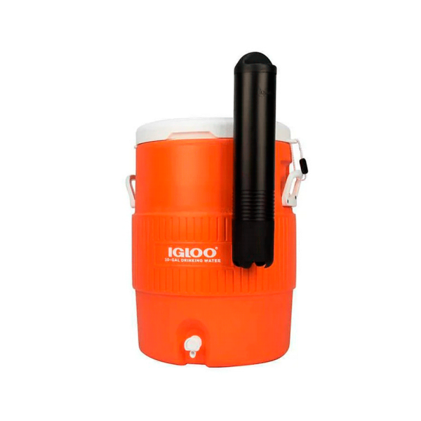 CONSERVADORA IGLOO 37.8 LITROS C ASIENTO DISP.VASO 42021 NARANJA