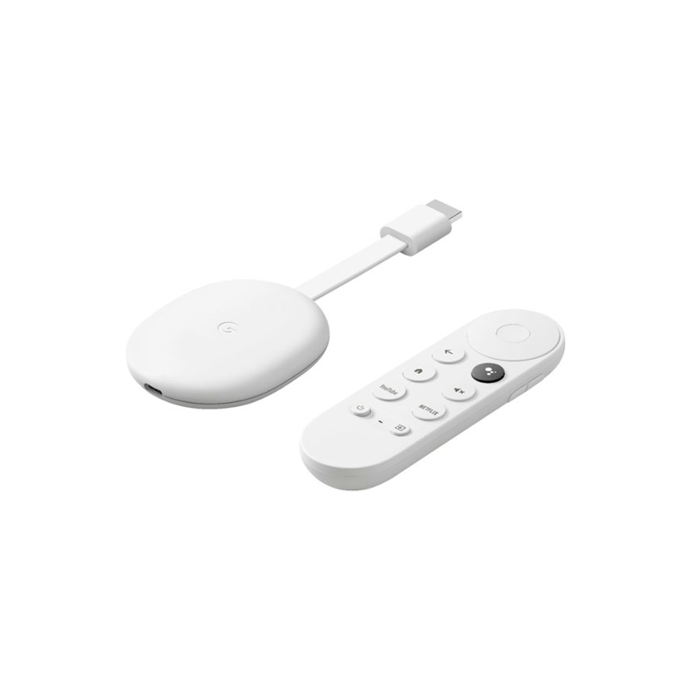 FX93774.png GOOGLE CHROMECAST TV 4K QC 1.9 2G WIFI5 BT HDMI 4GB BLANCO GA01919-US - Imagen 1