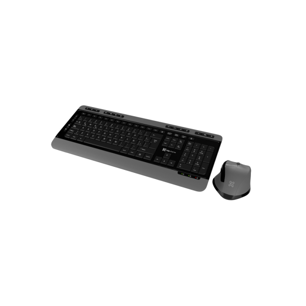 TECLADO CON MOUSE KLIP KBK-520 MAGNIFIK WIRELESS DUO ESP NEG