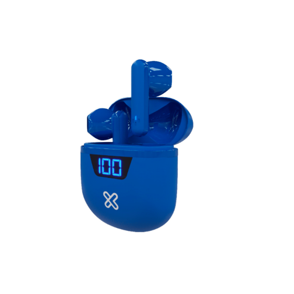 AURICULAR CON MICROFONO KLIP KTE-006BL TOUCHBUDS EARPH  BLUETOOTH  WIRELESS AZUL