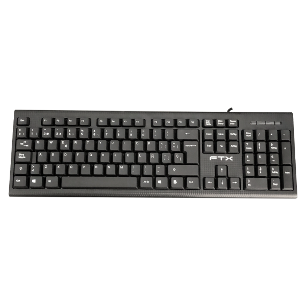TECLADO FTX USB FTXK4 NUMERICO ESPAÑOL NEGRO