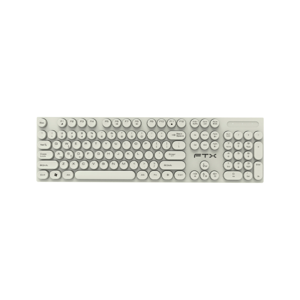 TECLADO FTX USB FTXK22 NUMERICO ESPAÑOL POP BLANCO