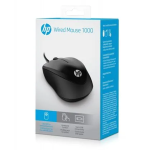 MOUSE HP USB 1000-4QM14AA#ABL-NEGRO