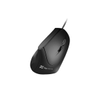 MOUSE ERGONOMICO USB KLIP KMO-506 KROWN 1600DPI 6 BOT DIESTRO NEGRO - Imagen 2