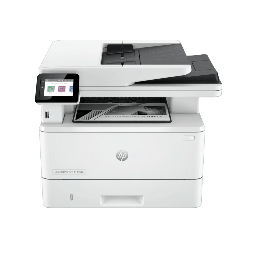 FX95648.png IMPRESORA HP LASERJET PRO MFP 4103FDW IMP COP SCA FAX USB ADF RED WIFI 220V - Imagen 1
