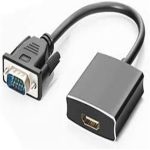 ADAPTADOR GENERICO DE VIDEO VGA MACHO-HDMI HEMBRA
