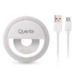 ANILLO LED QUANTA P CELULAR QTCAL03-BLANCO-P SELFIE