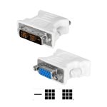 ADAPTADOR GENERICO DE VIDEO DVI-D (SINGLE LINK) A VGA HEMBRA