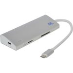 ADAPTADOR MTEK USB HR-028- USB C A HDMI 2USB RJ45 LECTOR SD-MICRO SD- 7 IN1