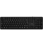 TECLADO MTEK USB KB-8187-ESP ESPAÑOL USB SLIM KEYS CARBON BLACK
