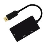 ADAPTADOR GENERICO DE VIDEO DISPLAYPORT A HDMI VGA DVI