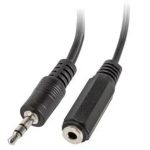 ADAPTADOR GENERICO DE AUDIO PLUS 3.5 MACHO A 3.5 HEMBRA