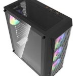 GABINETE DARKFLASH GAMER AIGO DARKFLASH DK352 NEGRO C COOLER EATX