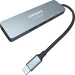HUB SATELLITE USB A-HUBC58 5EN1 3PUERTOS USB 3.0 HDMI PUERTO C HEMBRA A TYPE C MACHO