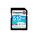 MEMORIA SD KINGSTON 512GB SDG3 512GB 170 90 CANVAS GO PLUS