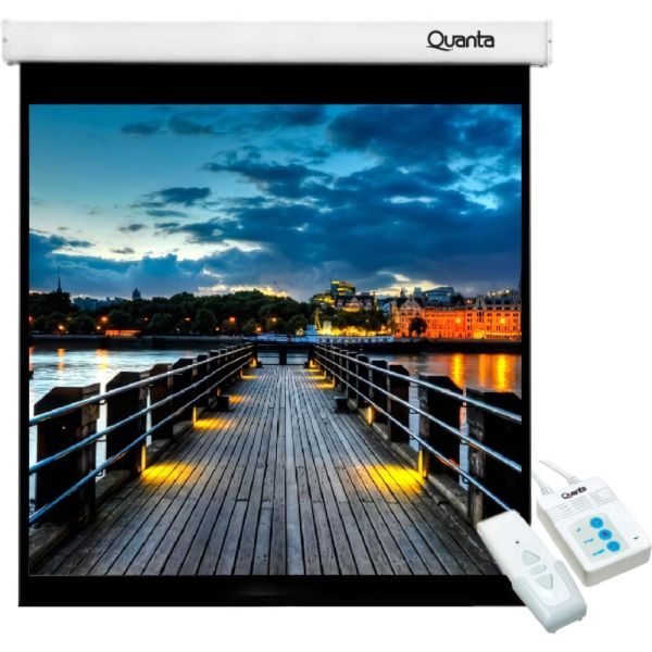 KV35420 TELA QUANTA P PROYECTOR ELECTRCO QTTLE100 100" - BLANCO 220V - Imagen 1