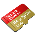 MEMORIA SANDISK MICRO SD 64GB EXTREME 170-80MB S U3 4K SDSQXAH-064G-GN6AA