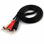 CABLE GENERICO AUDIO AUXILIAR JACK 3.5 A 2RCA 1.5MTS
