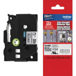 CINTA BROTHER P ROTULADORA ELECTRONICA TZES961 NEGRO-PLATA 36MM X 8MM ALTA RESISTENCIA