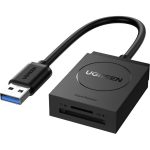 LECTOR UGREEN DE MEMORIA CR127 USB 3.0 TF SD NEGRO